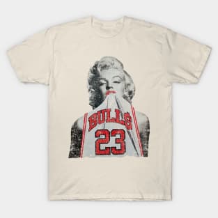 Retro - Marilyn Monroe Chicago Jordan White T-Shirt